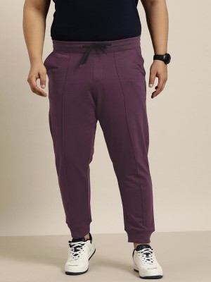 Sztori Solid Men Purple Track Pants