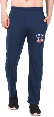 Sundry Printed Men Dark Blue Track Pants