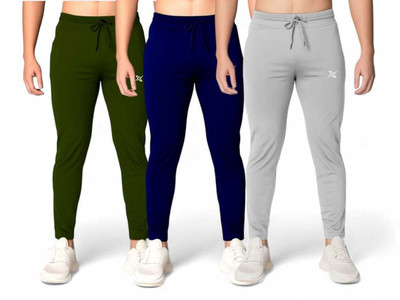 LOTEX Solid Men Multicolor Track Pants