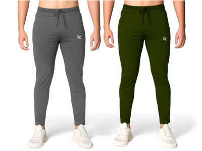 LOTEX Solid Men Multicolor Track Pants