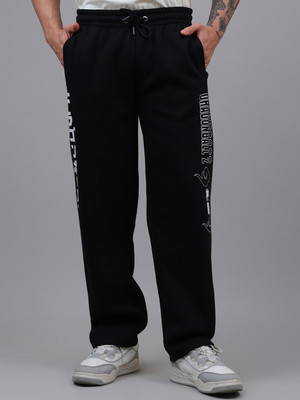 Free Authority Solid Men Black Track Pants