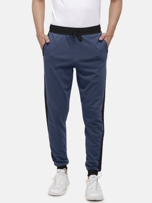 MADSTO Solid Men Dark Blue Track Pants