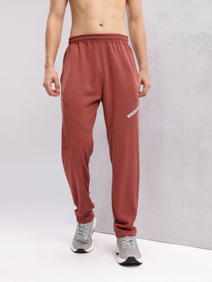 HRX by Hrithik Roshan Solid Men Maroon Track Pants