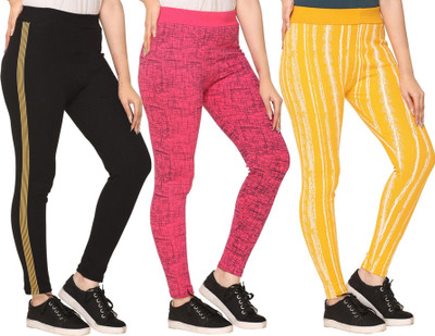 HouseOfCommon Printed, Striped Women Multicolor Track Pants