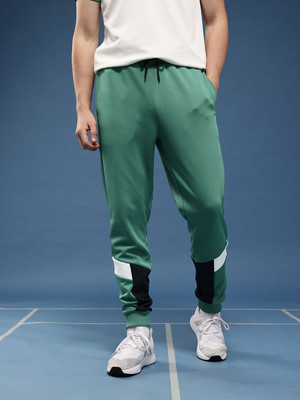 SLAZENGER Solid Men Green Track Pants
