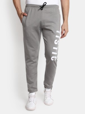 V-MART Solid Men Grey, Grey Track Pants