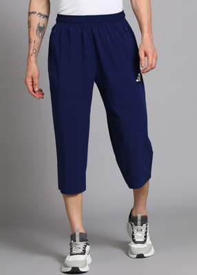 ADIDAS Solid Men Dark Blue Track Pants