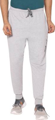 LA'eNviE Printed Men Grey Track Pants