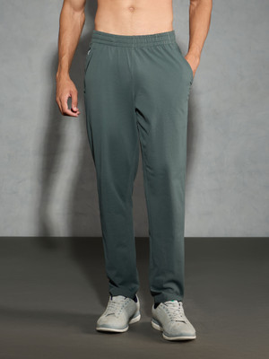 TECHNOSPORT Solid Men Green Track Pants