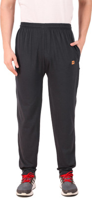 MASTERY Solid Men Grey Track Pants