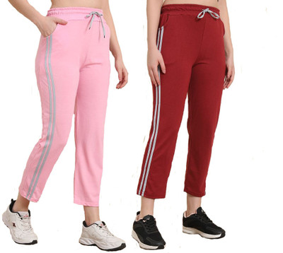 Trendy World Solid Women Multicolor Track Pants