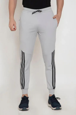 CLOWZED Striped Men Grey Track Pants
