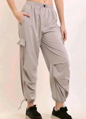 ClothCraftersCo Solid Women Beige Track Pants