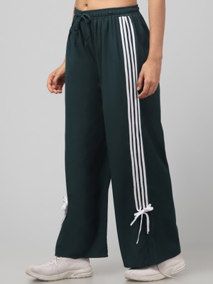 HR FASHION Loose Fit Women Dark Green Trousers