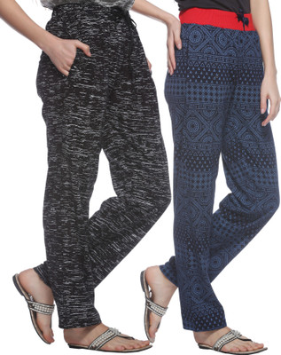 Weboasis Printed Women Multicolor Track Pants