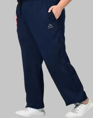 Tapsya Solid Women Blue Track Pants