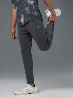 TECHNOSPORT Solid Men Grey Track Pants