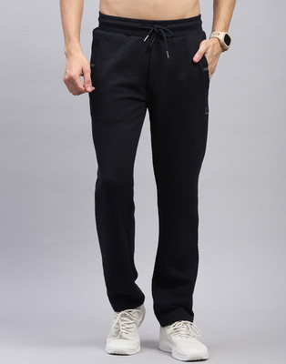 MONTE CARLO Self Design Men Dark Blue Track Pants