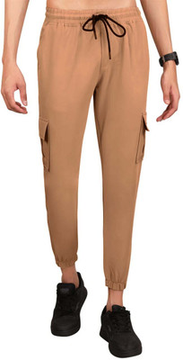 VGS Solid Men Beige Track Pants