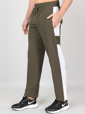 Pyro Spirit Colorblock Men Olive Track Pants