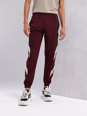 HRX by Hrithik Roshan Colorblock Men Brown Track Pants