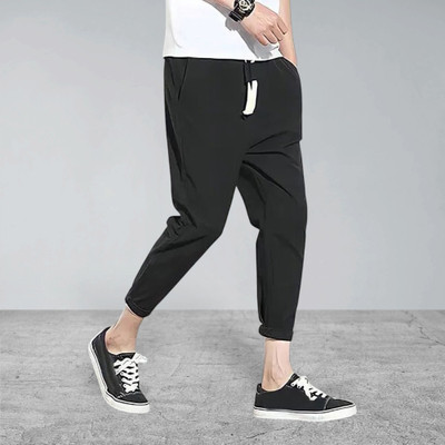 CLOTVIN TREND Solid Men Black Track Pants