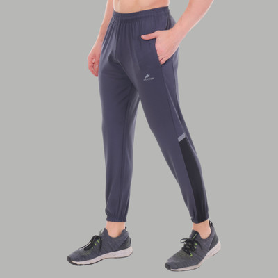 Jaxcion Solid Men Black Track Pants