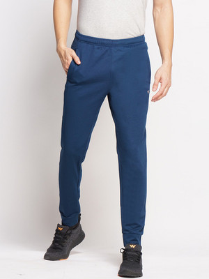 Wildcraft Solid Men Dark Blue Track Pants