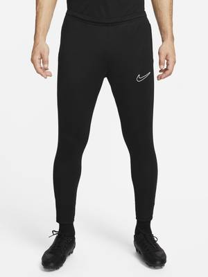 NIKE Dri FIT Academy Zip Football Solid Men Black Track Pants