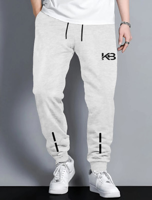 KELONBRO Printed Men White Track Pants