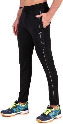 VECTOR X Striped Men Black Track Pants