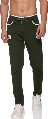 HPS Sports Solid Men Green Track Pants