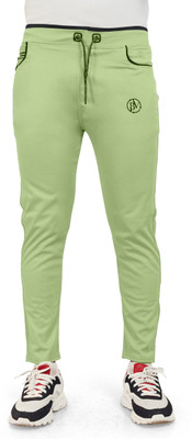 sanket synthetics Solid Men Light Green Track Pants
