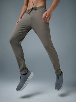 TECHNOSPORT Solid Men Green Track Pants