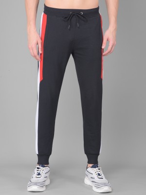 COBB ITALY Colorblock Men Black Track Pants