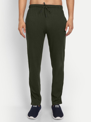 TT Solid Men Green Track Pants