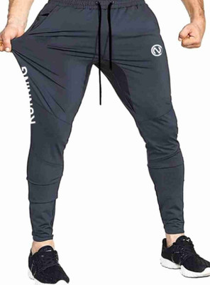 AdeebaFashion Printed Men Grey Track Pants