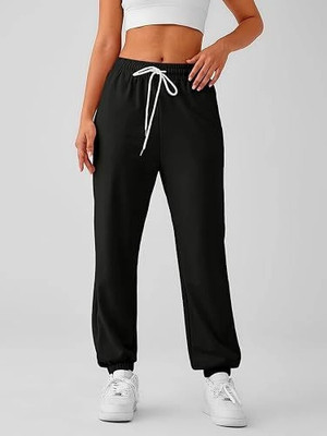 PROGENY Solid Women Black Track Pants