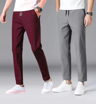 Mehmeti Solid Men Multicolor Track Pants