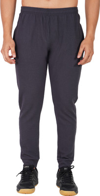GOTO Solid Men Grey Track Pants