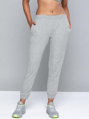 HRX by Hrithik Roshan Solid Women Grey Track Pants