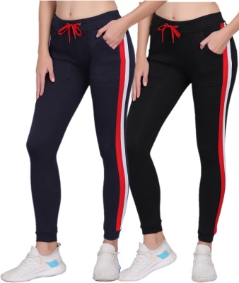 AXOLOTL Striped Women Multicolor Track Pants