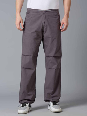 true colors of india Solid Men Grey Track Pants