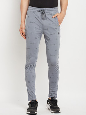 DUKE Printed Men Grey Track Pants