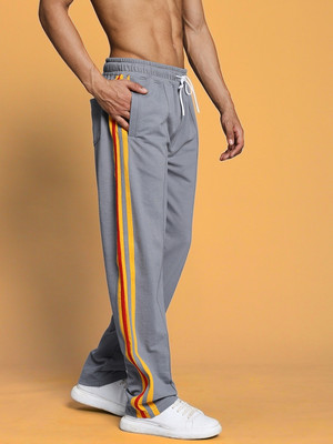 WEARDUDS Solid Men Grey Track Pants
