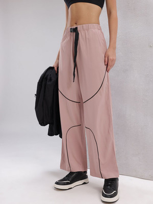 HRX by Hrithik Roshan Solid Women Brown Track Pants