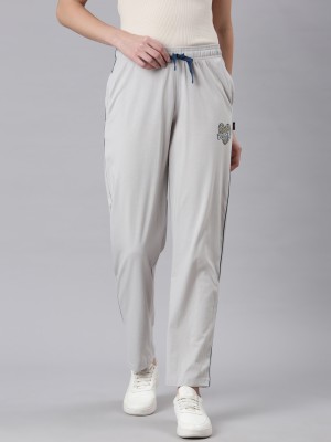 Dixcy Slimz Printed Women Grey Track Pants