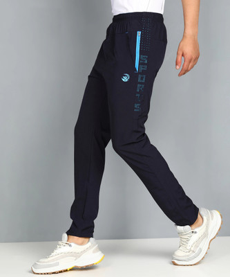 GNOCKFACE Solid Men Blue Track Pants