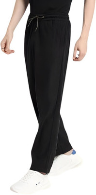 Kesaria Textile Company Solid Men Black Track Pants
