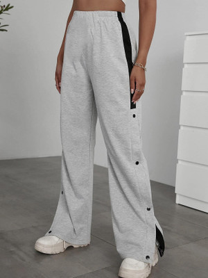 KOTTY Solid Women Grey Track Pants